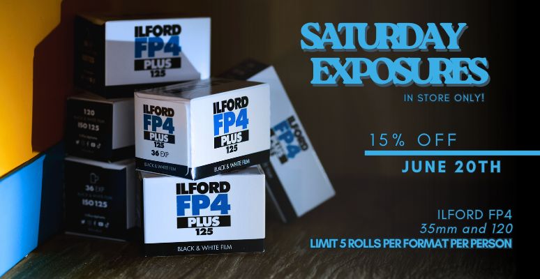 Ilford FP4 film banner
