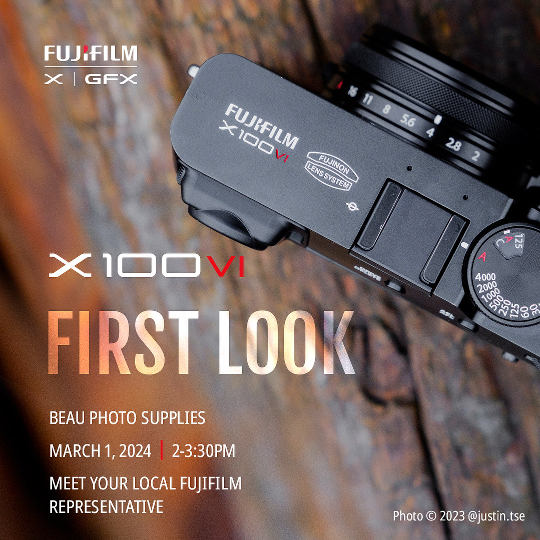 Fujifilm X100VI event at Beau Photo