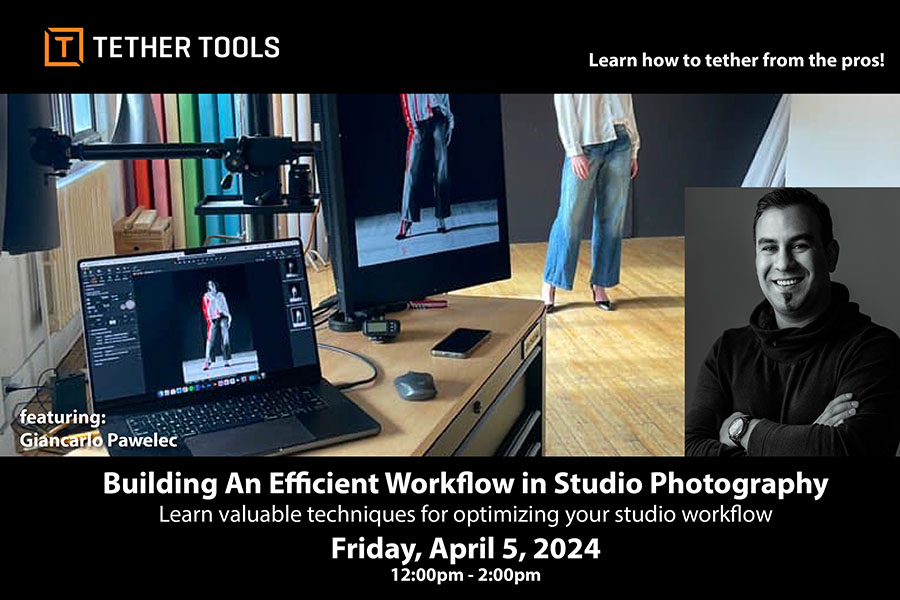 Tether tools workflow event