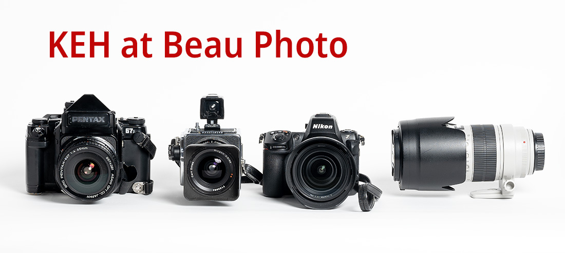 lineup of cameras