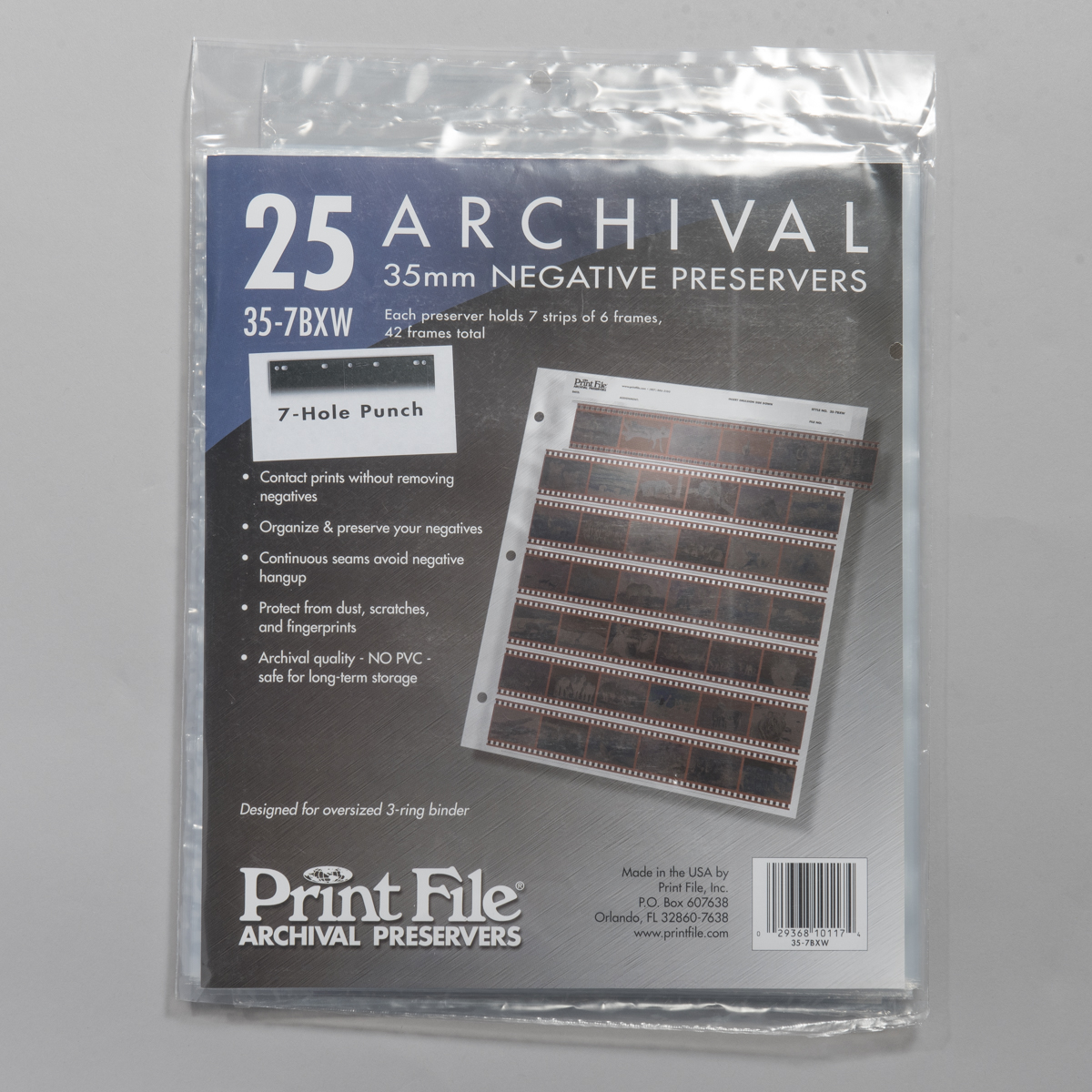 Print File Archival Negative Sleeves 35-7BXW
