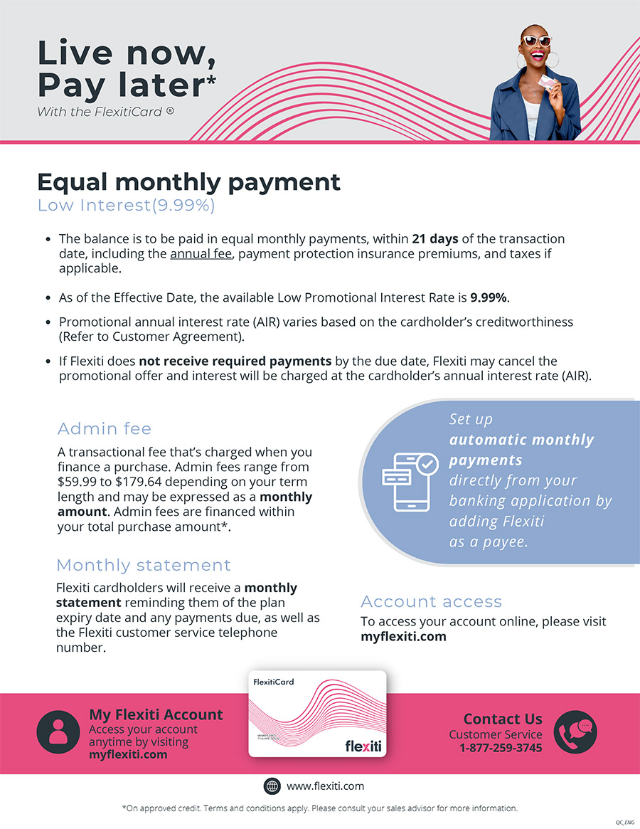 Flexiti poster an dinformation