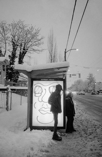 Clark & Broadway Bus Stop