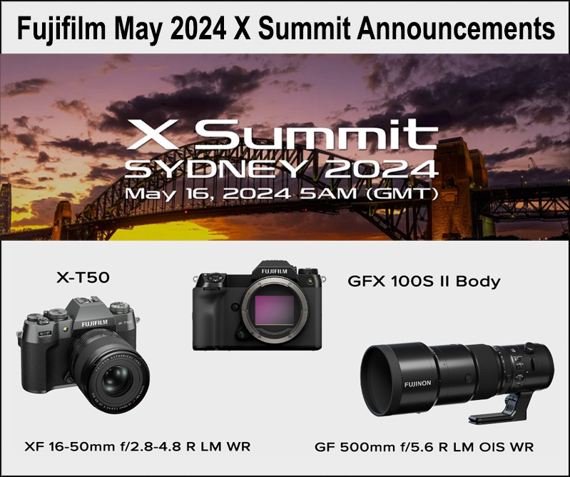 Fujifilm X-Summit Announcement Image