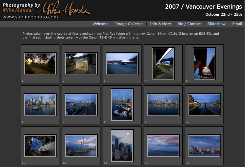 TTG shadowbox gallery sample