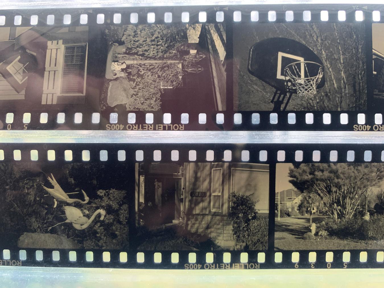 reversal processing film strips