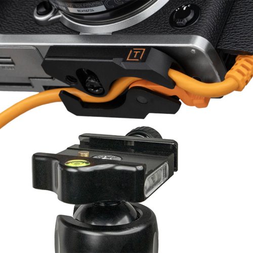 LeverLock & Cable Kit, Optima 10G, Straight to Right Cable Orange - Image 4