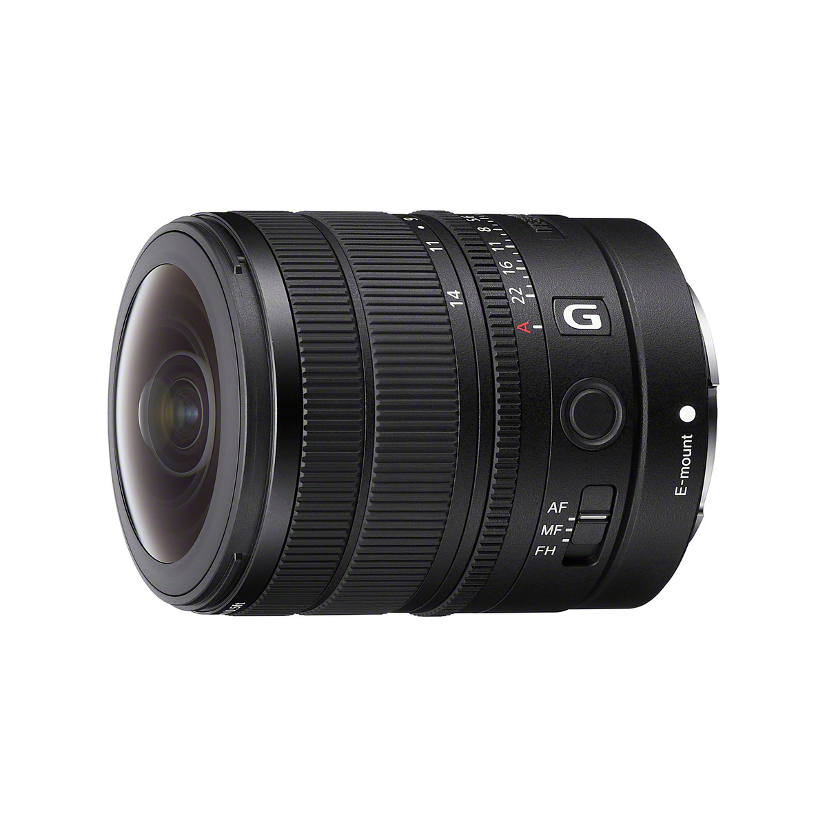 Sony FE 8-14mm f/3.5 Fisheye zoom lens product shot