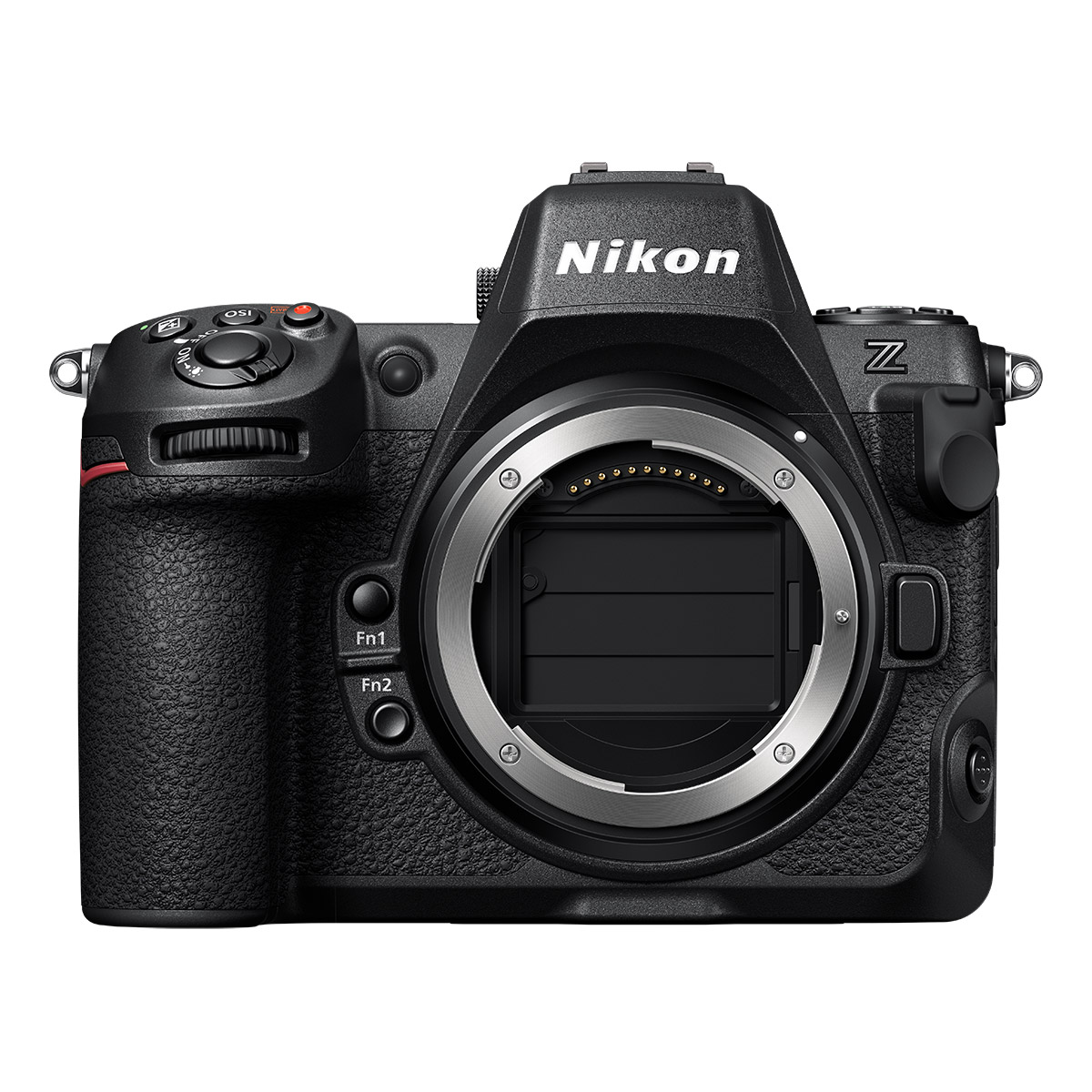 Nikon Z8 Front View no body cap product shot