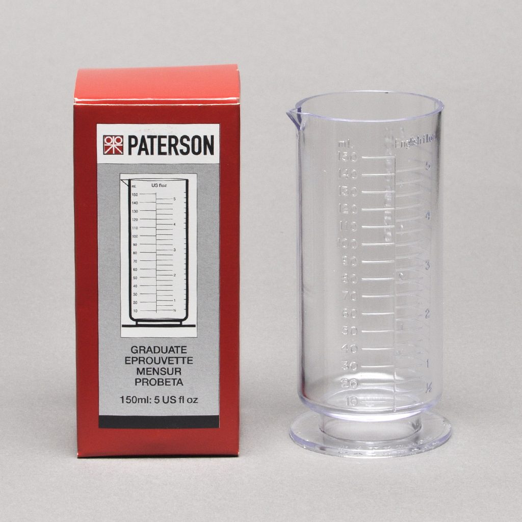 Measuring Graduate Paterson Measuring Graduate 150ml – Beau Photo Supplies Inc.
