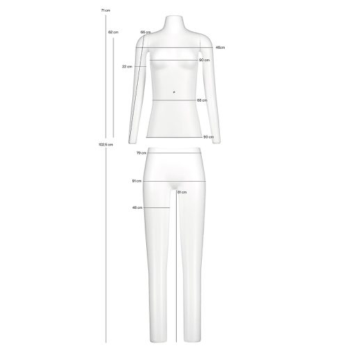 Profoto StyleShoots Magic Mannequin II Female Legs - Image 4