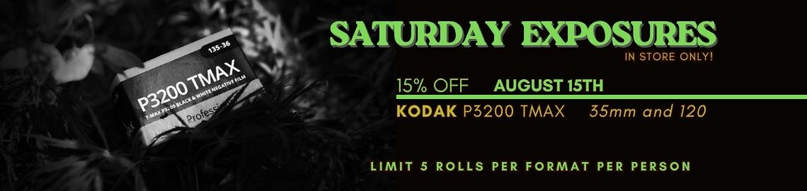 Kodak P3200 TMAX film banner
