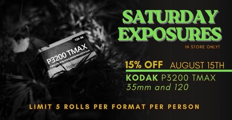 Kodak TMAX p3200 film banner
