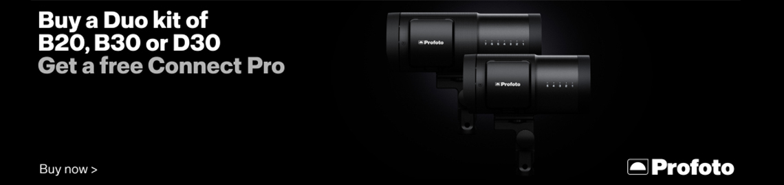 Profoto B2o B30 D30 promo banner