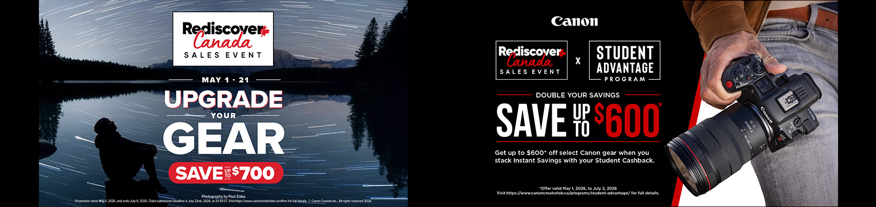 Canon May 2026 Sale Banner