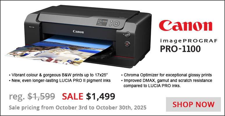 Canon PR-1100 Ad Banner