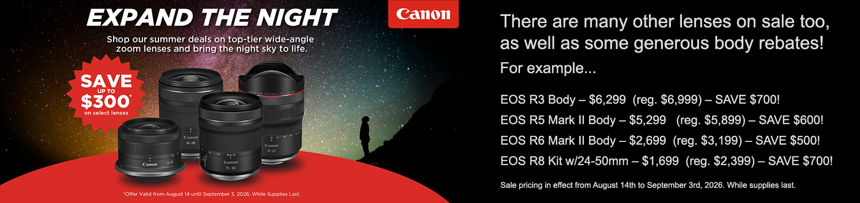 Fujifilm Landscape Lens Sale Banner Spring 2026