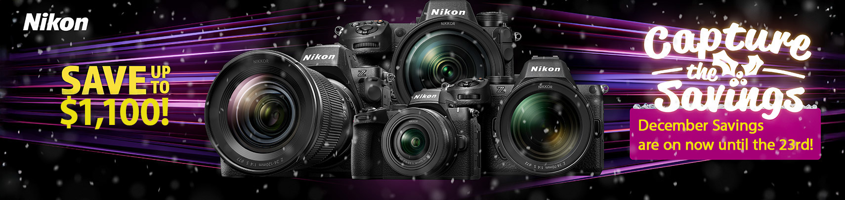 Nikon Black Friday 2025 Banner