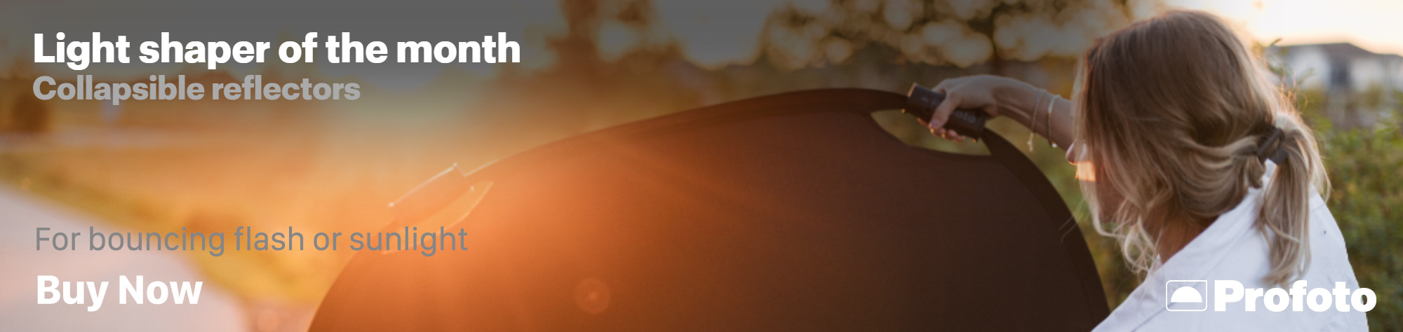 Profoto Light Shaper of the Month Banner