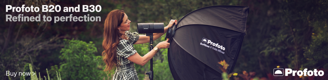 Profoto B20 and B30 promo banner
