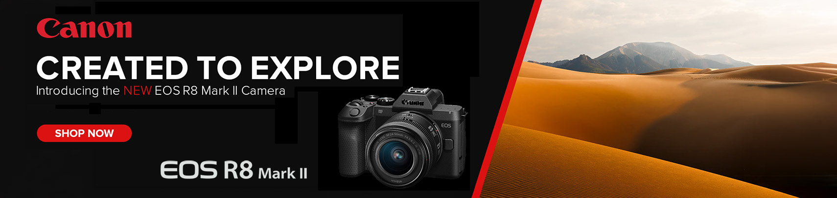 Canon EOS R8 Mark II - NEW - banner
