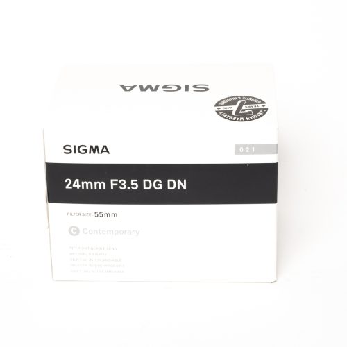 Sigma 'Contemporary' 24mm F3.5 DG DN Lens (Sony E mount)