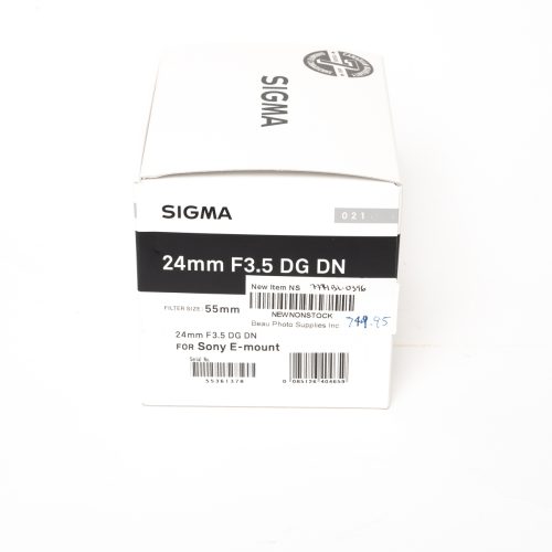 Sigma 'Contemporary' 24mm F3.5 DG DN Lens (Sony E mount)