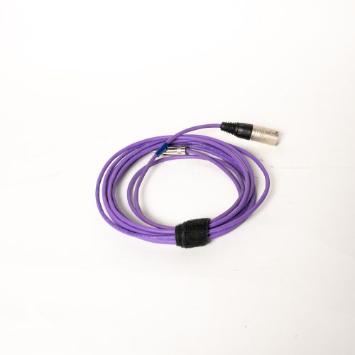 XLR Male to RCA male 14ft Purple