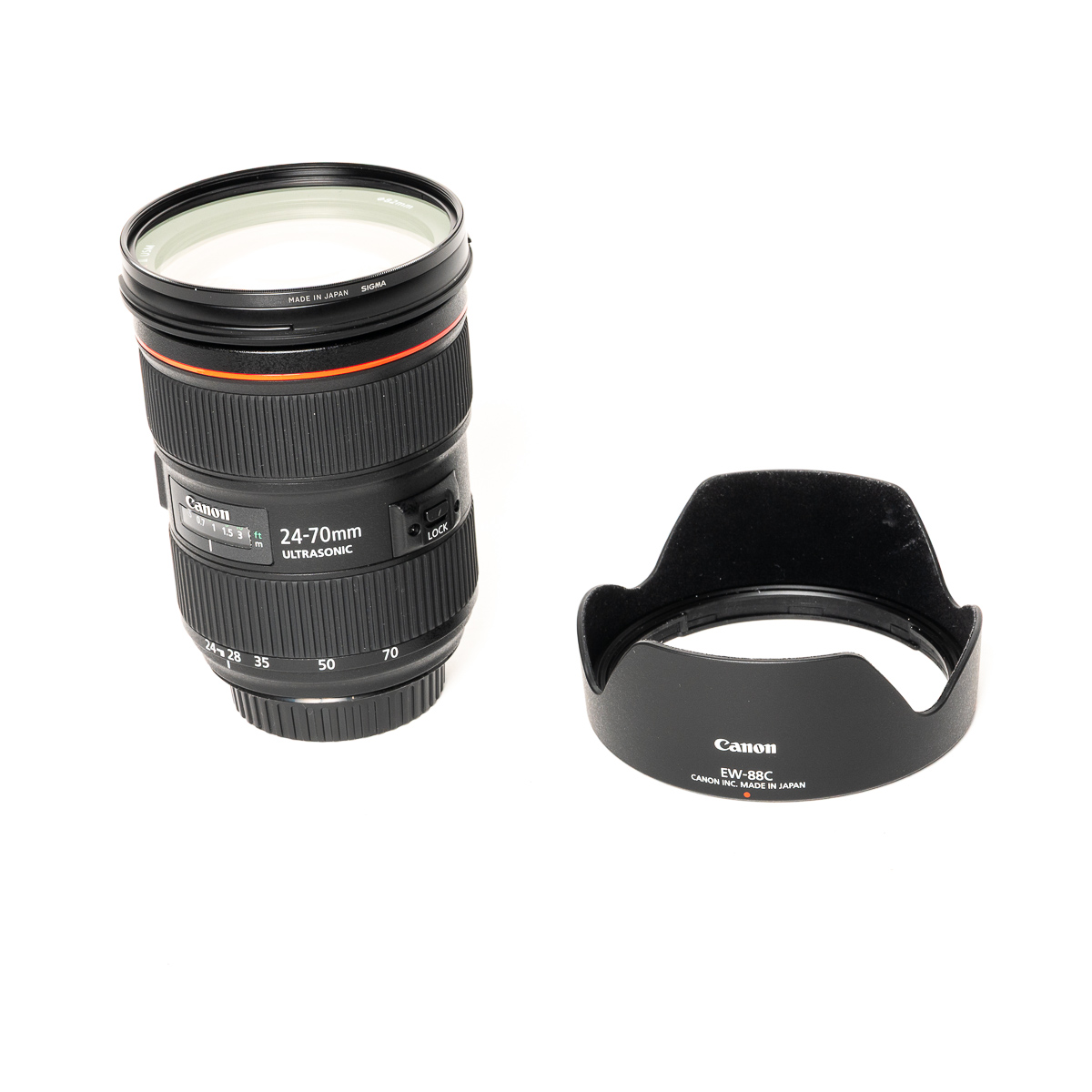 Canon EF 24-70 f2.8 L II lens