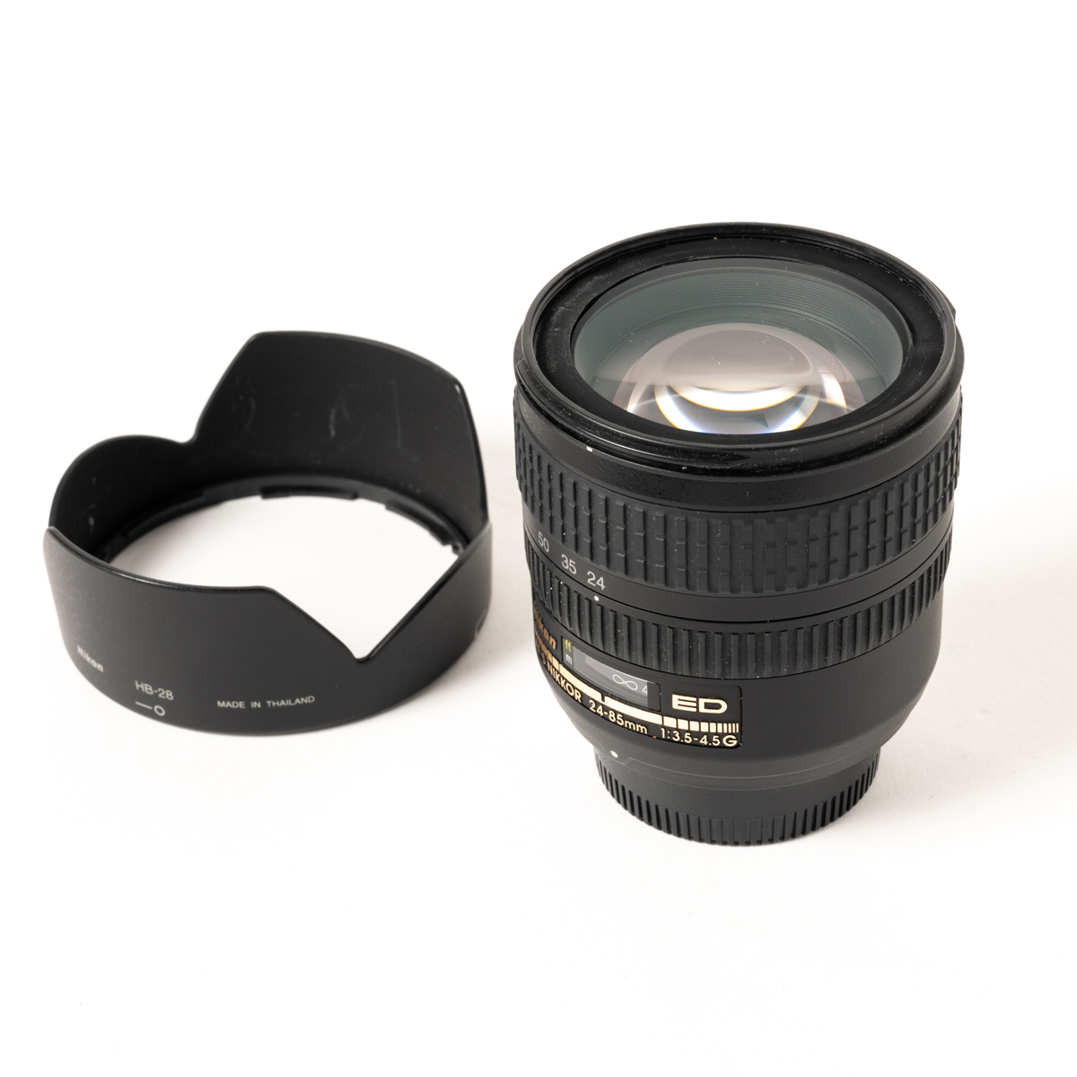 Nikon AF-S 24-85mm f3.5-4.5G ED lens