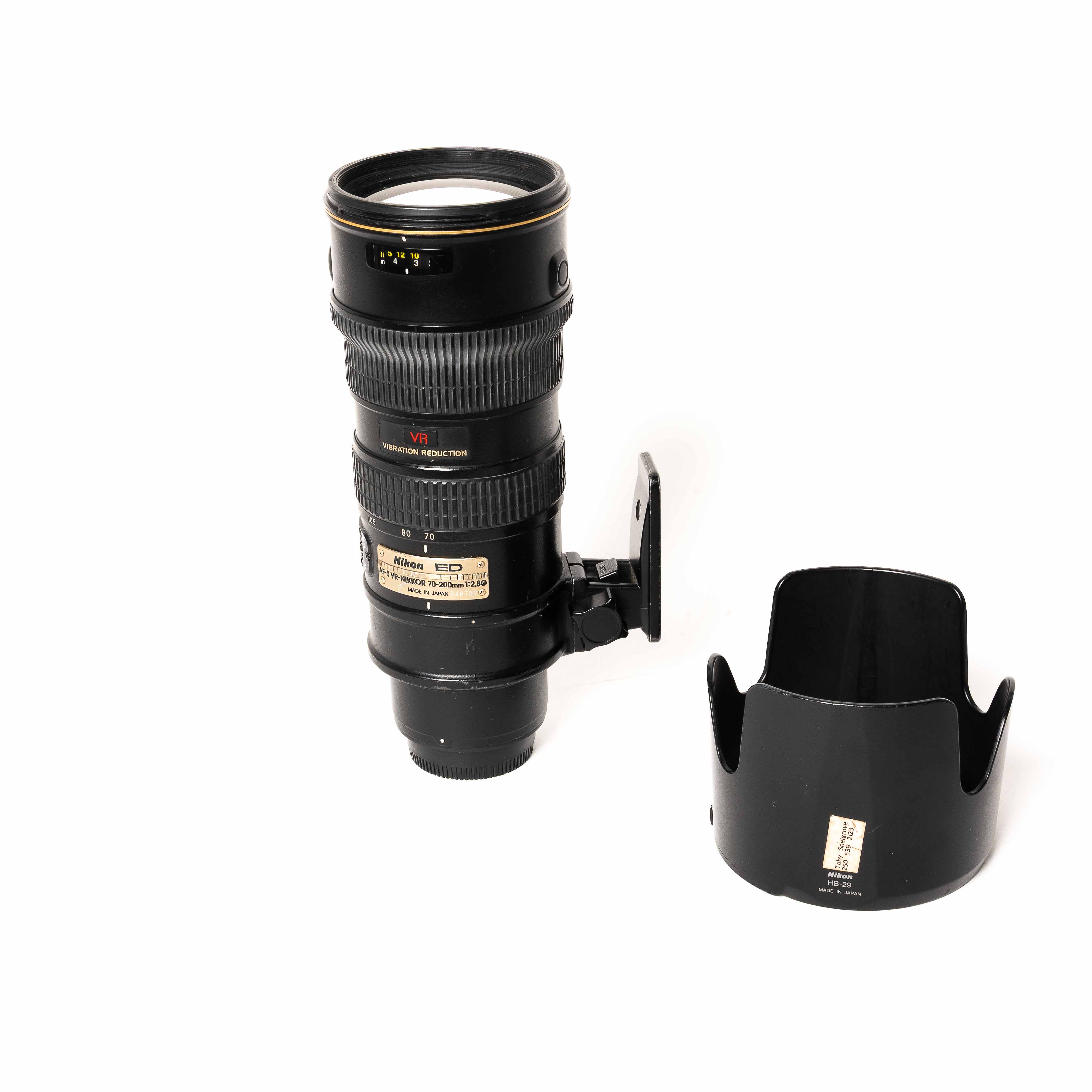 Nikon 70-200mm F2.8 VR AF-S Nikor