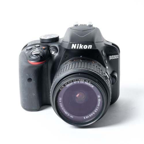 Nikon D3300 w/18-55mm and 55-300mm lenses