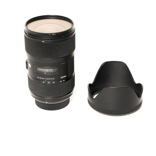 Sigma A 18-35mm f1.8 DC Nikon mount