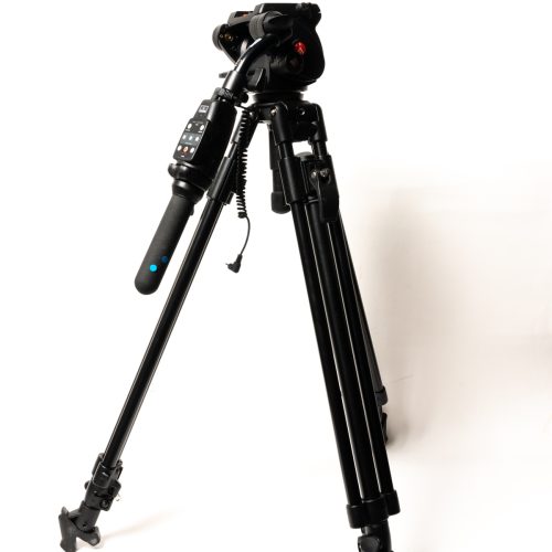 Used Manfrotto 351 MVB2 Tripod w/503HDV & Lance Control Pro - Image 3